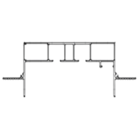 Алюминиевый профиль для подсветки T08 3,6 WH
