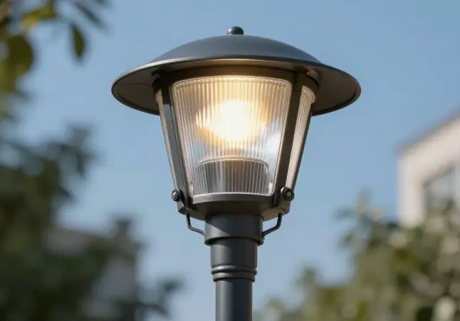 Монтаж парковых светильников