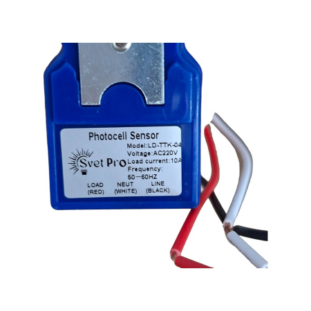 Подключение фотореле в электрощите, клеммы и схема питания