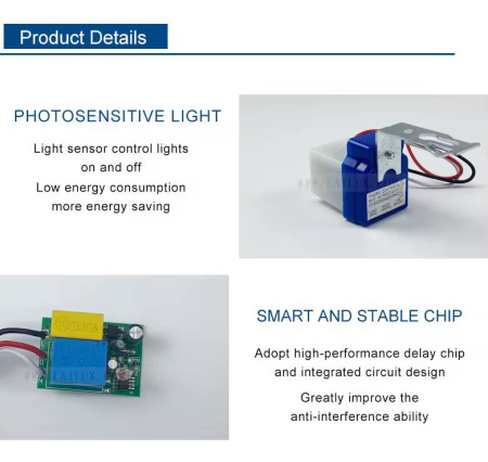 Подключение фотореле в электрощите, клеммы и схема питания
