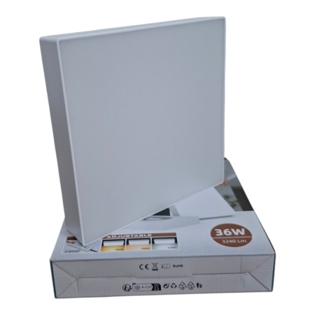 Светодиодный офисный накладной светильник круглый квадратный LED для потолка Алматы