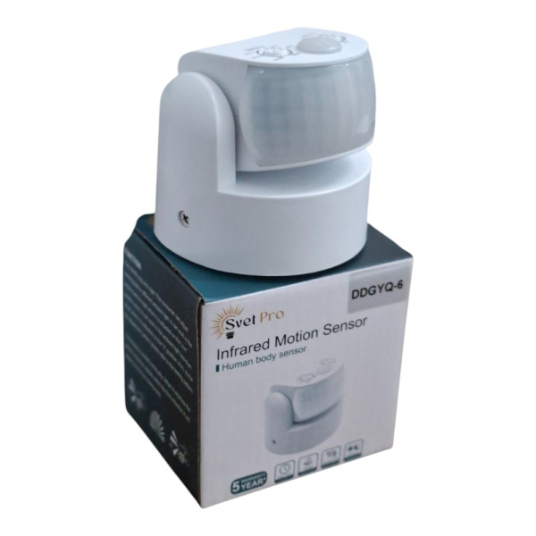 Потолочный PIR датчик движения для освещения проходных зон