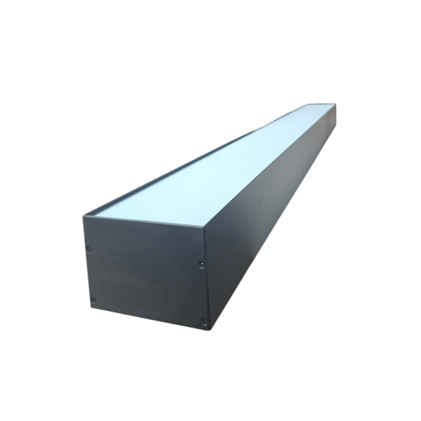 Линейный светильник A011 черный 100W 4000К 6500К на тросах для офиса