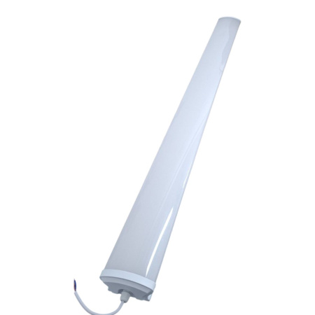 Торцевая часть накладного линейного светильника, аккуратная сборка